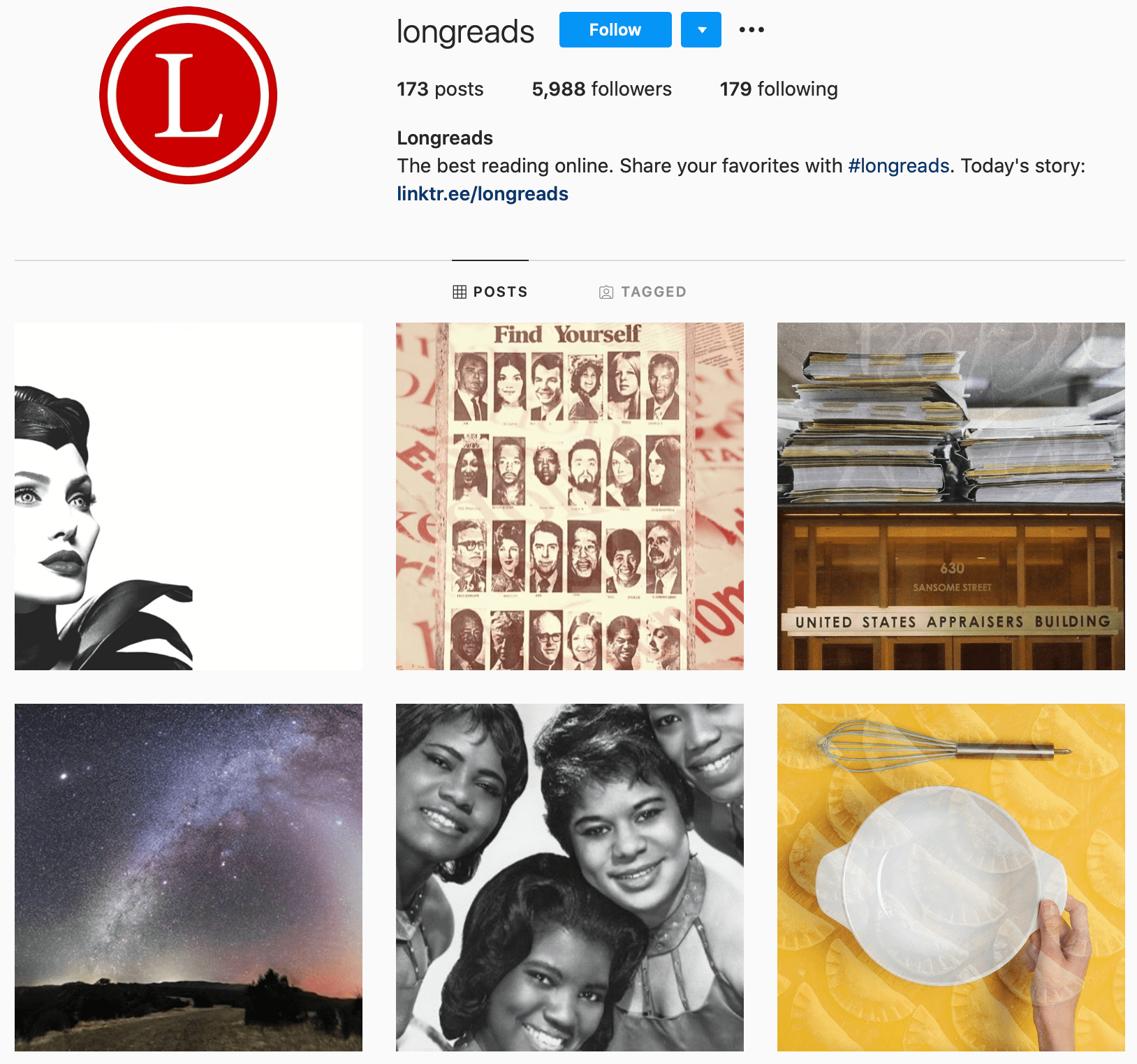 longreads instagram profile photo