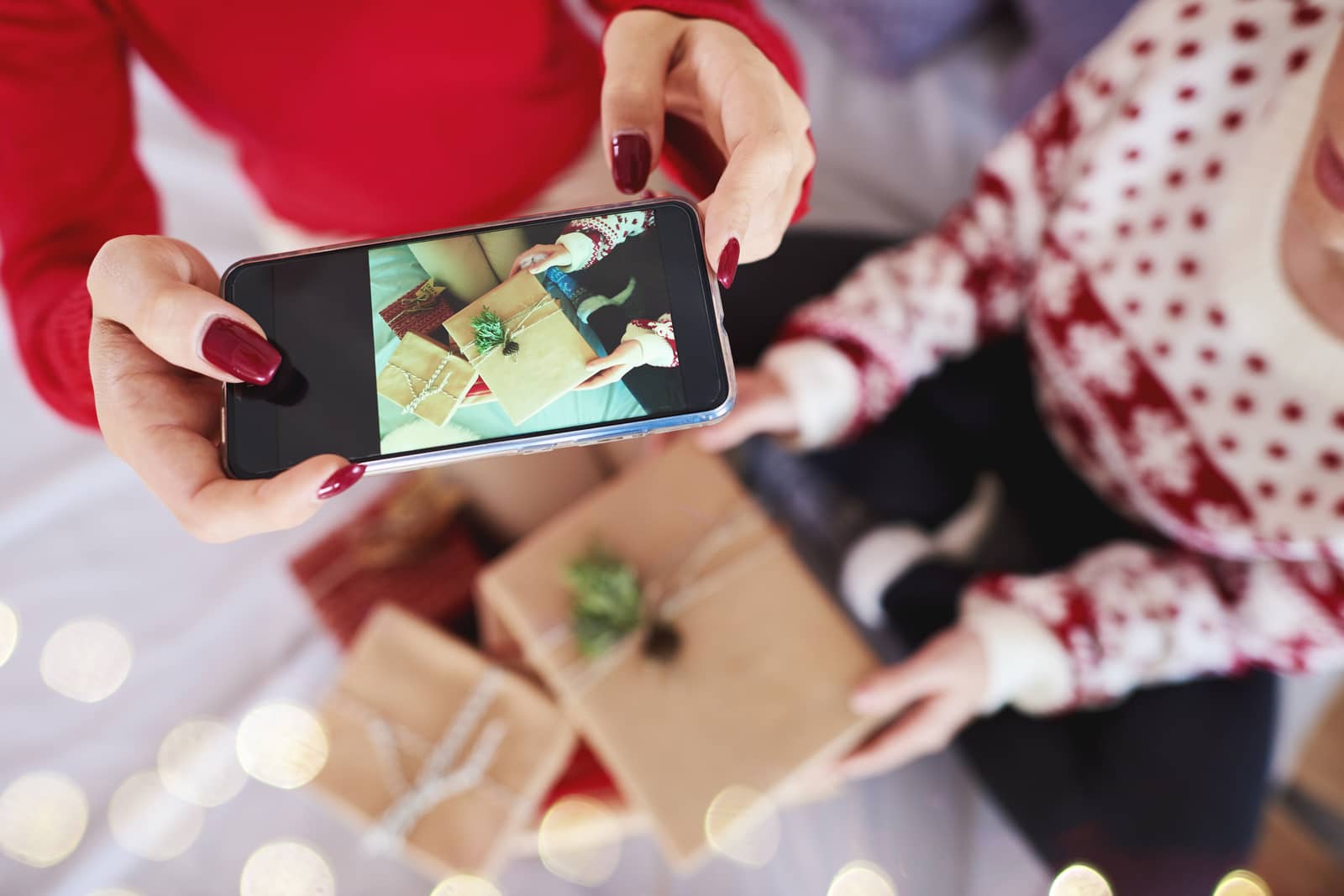 How to unblock someone on Instagram. People taking a photo of food.