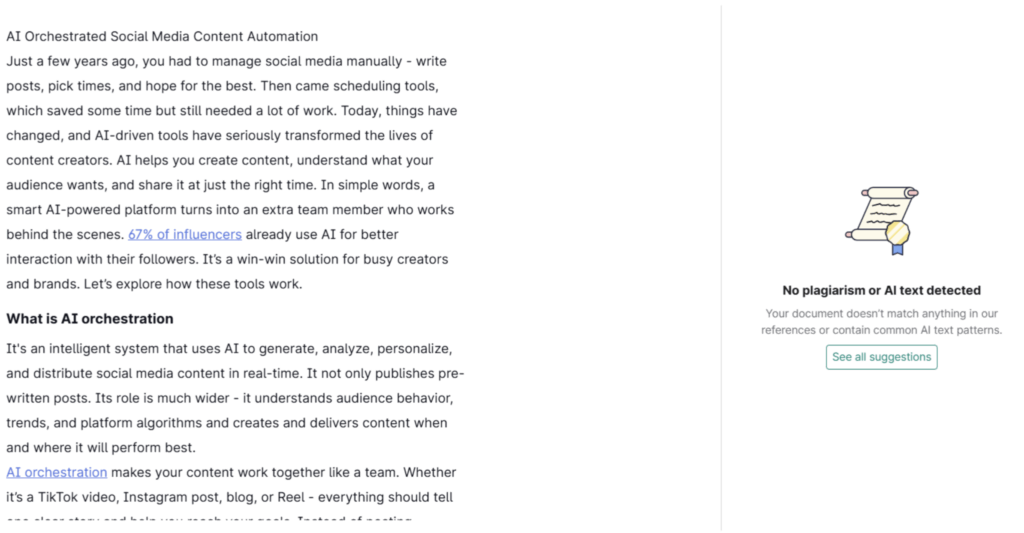 AI Orchestrated Social Media Content Automation