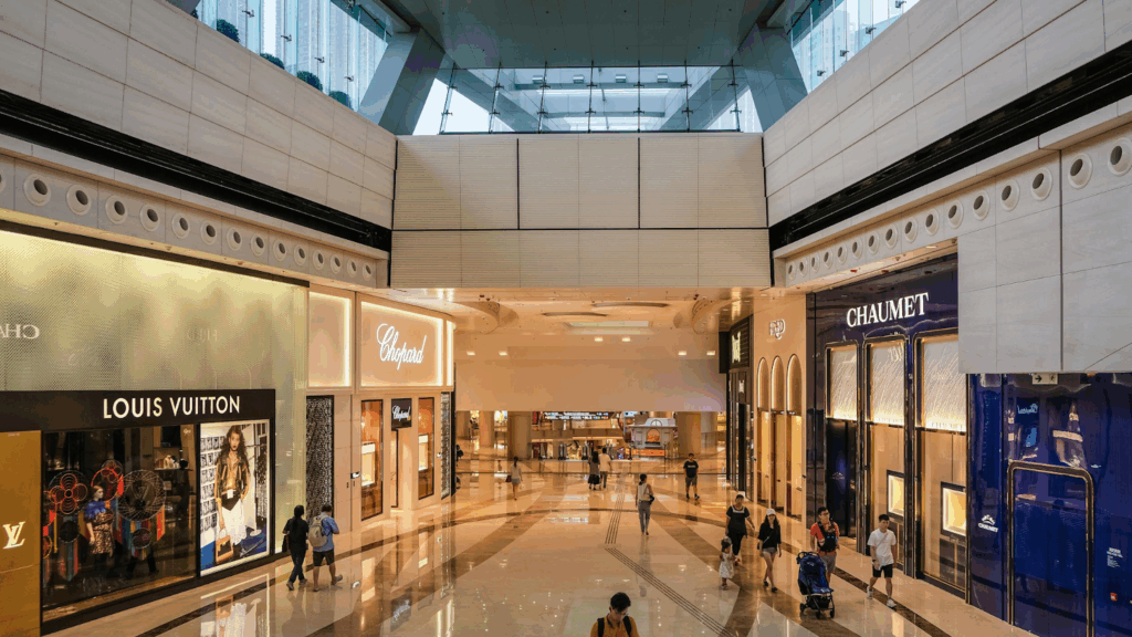 different brand shops
