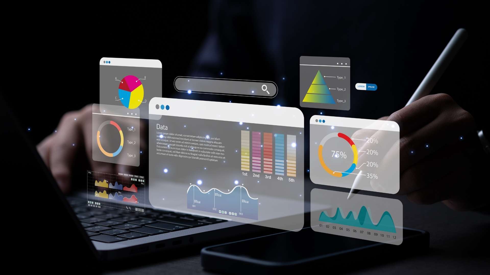 Interactive sales analytics dashboard
