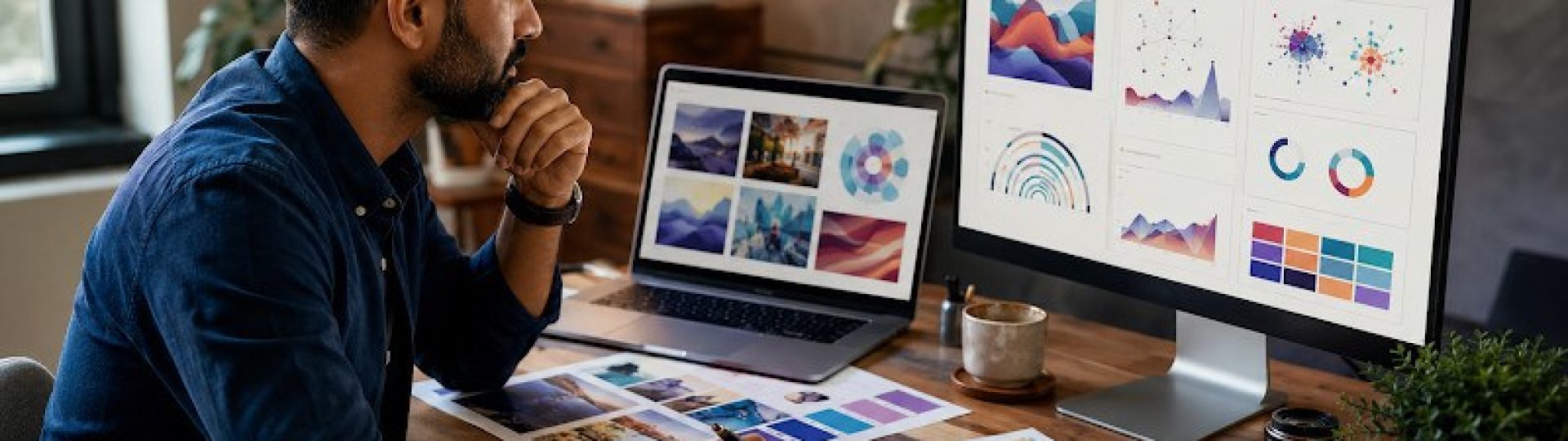 Marketing professional using AI tools for a smarter job search